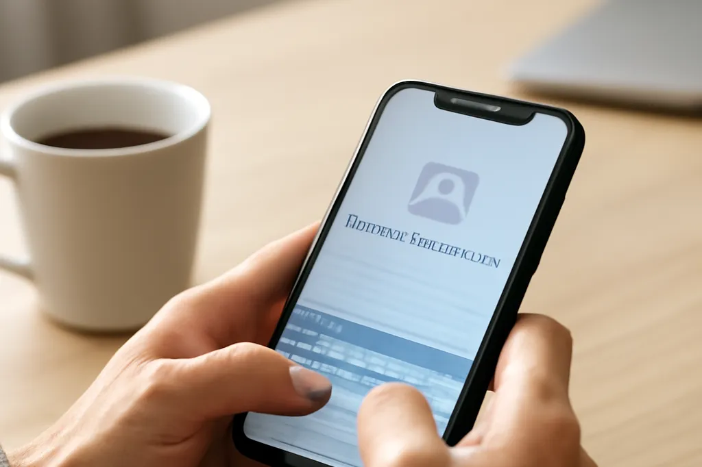 Femme adulte vérifiant un profil en ligne avec prudence sur son ordinateur