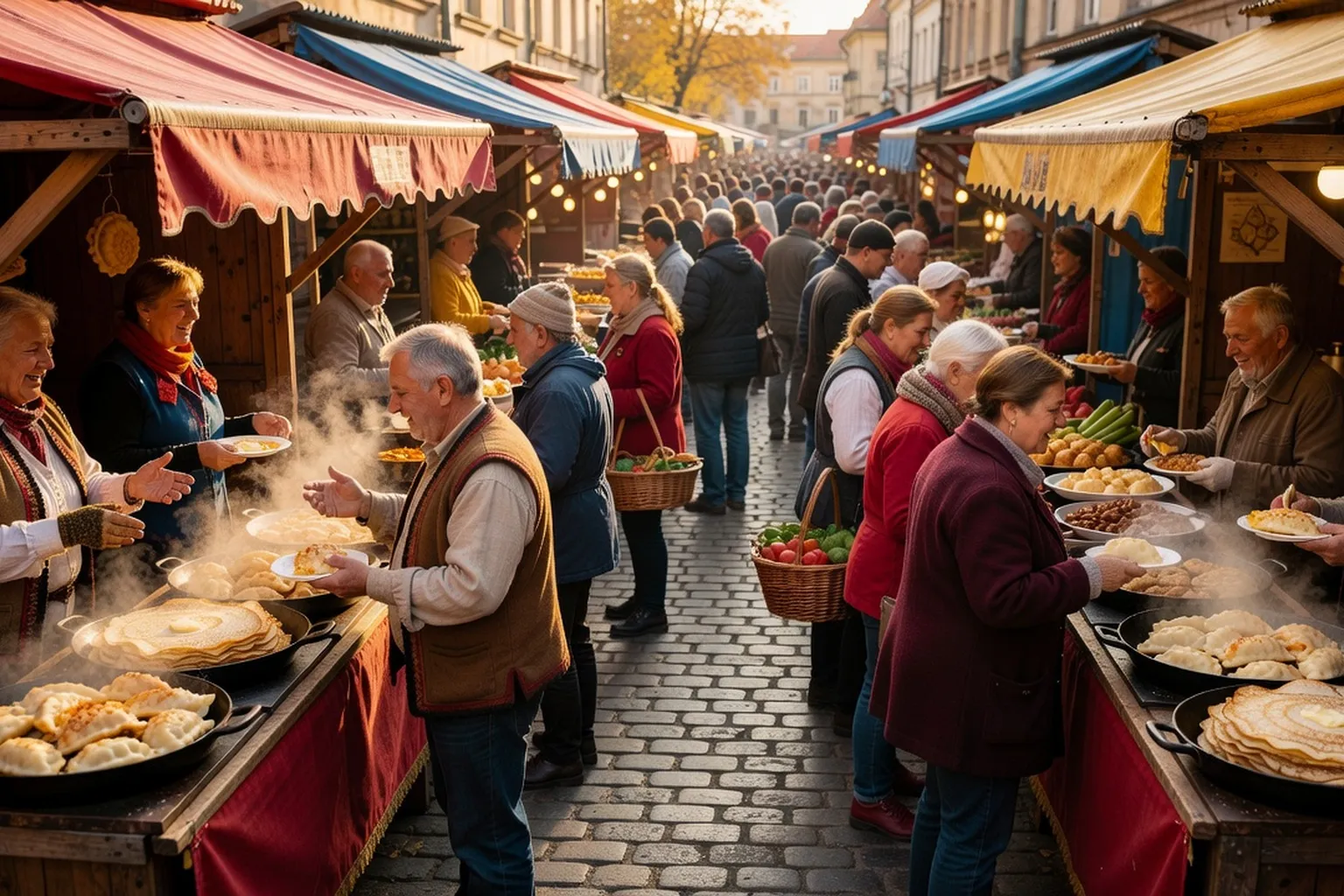 Cuisine de rue slave : pierogi, chebureki et marchés populaires 2026