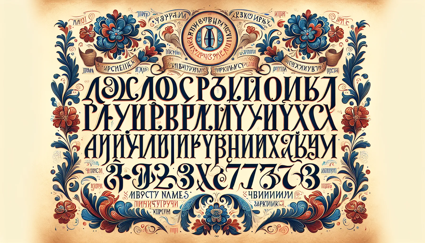 Prénoms slaves féminins et masculins